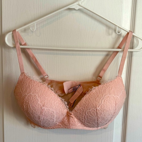 Victoria secret  Lace Pink Bra size 36d - Picture 1 of 3